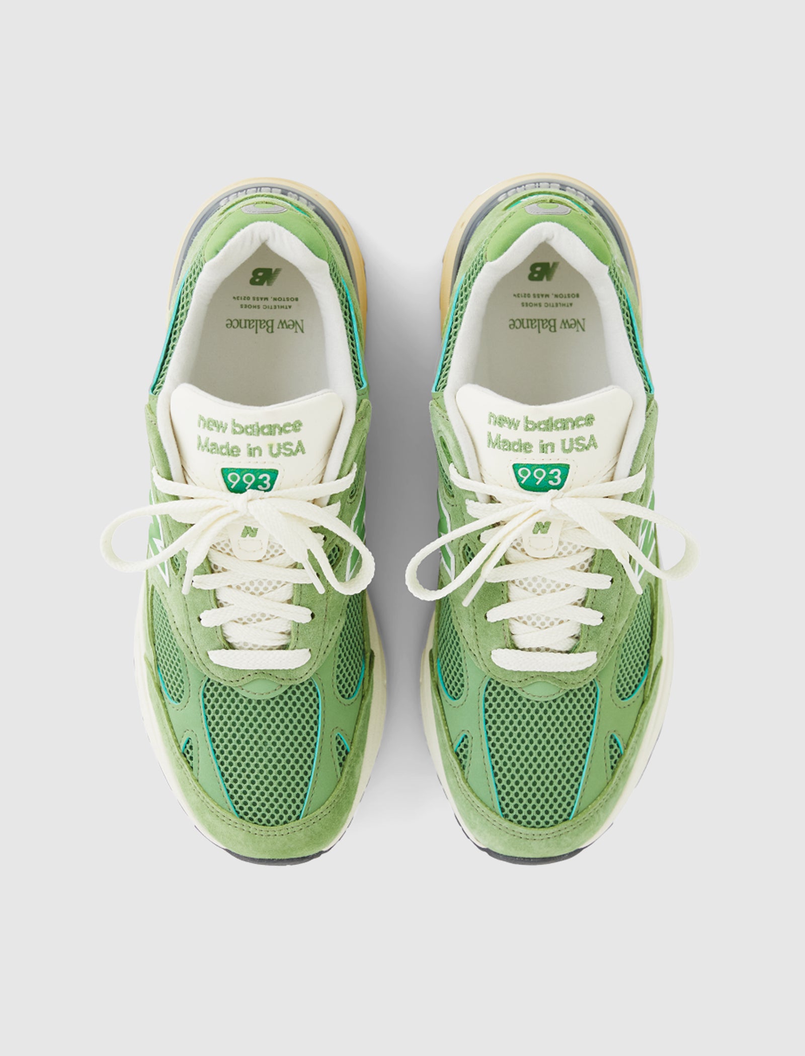 New balance 993 green best sale