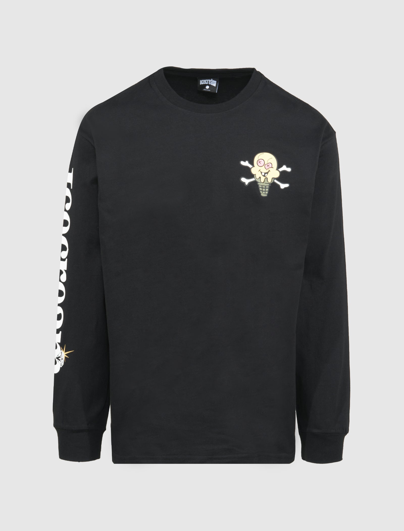 クリーム Ice Cream Men Henry Long Sleeve Knit (black) メンズ-