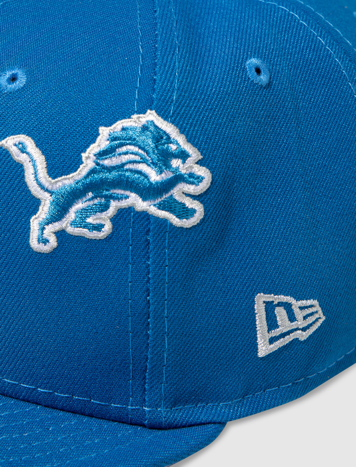 New Era, Accessories, Blue Detroit Lions Hat With Old School Logo