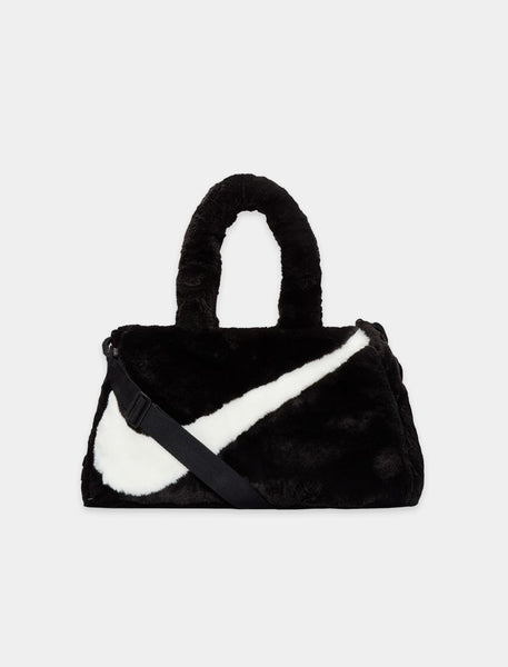 Nike Faux Fur Tote Bag Black