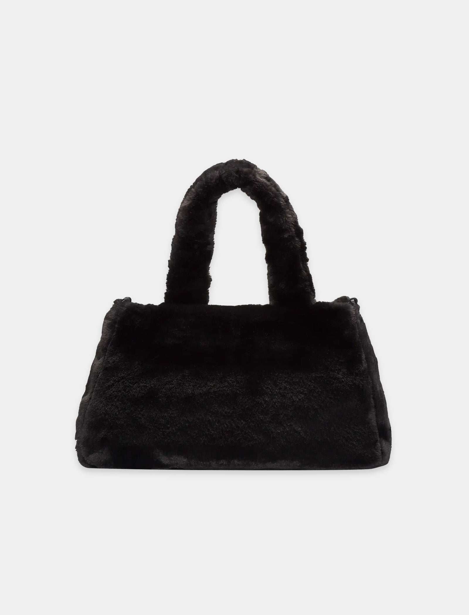 Nike Faux Fur Tote Bag Black