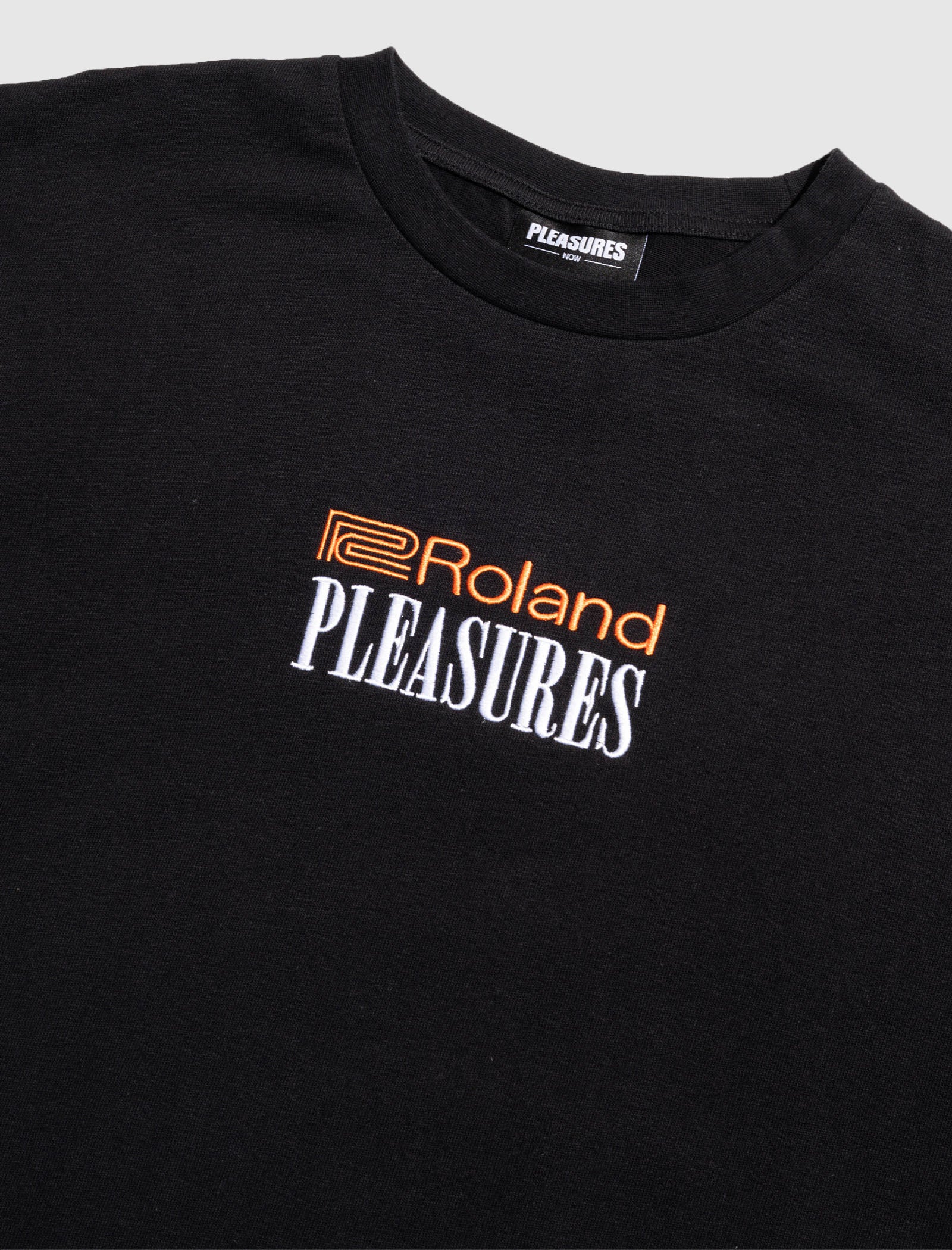 PLEASURES cotton T-shirt orange color Pleasures Polite Heavyweight T-shirt  P22SP018-GREY buy on PRM